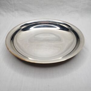 Vintage Small Silverplate Serveware Plate Bottle Coaster